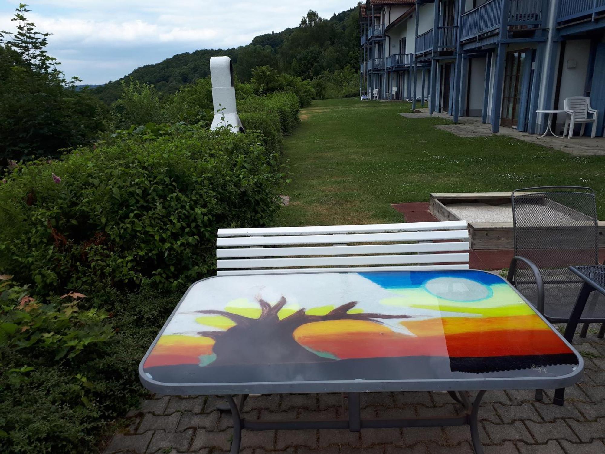 Ferienapartment 38 Sonnenwald Langfurth  ภายนอก รูปภาพ